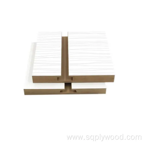 Melamine-Faced Slotted MDF with 7, 9, or 11 Slots